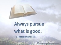 1 Thessalonians 5:15